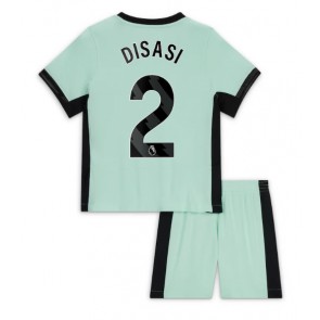 Chelsea Axel Disasi #2 Dětské Alternativní dres komplet 2023-24 Krátký Rukáv (+ trenýrky)